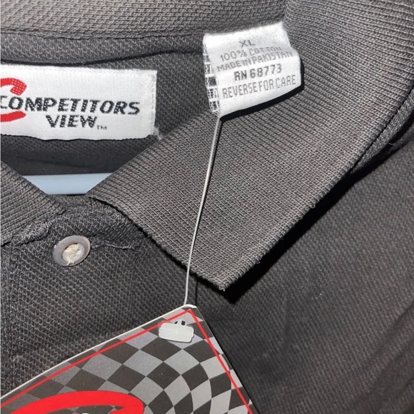 Dale Earnhardt Polo Shirt Black #3 RCR Competitors View Men's XL NASCAR NWT - Picture 4 of 5